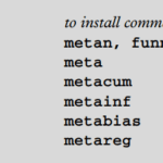 Install Meta-Analysis Commands in Stata