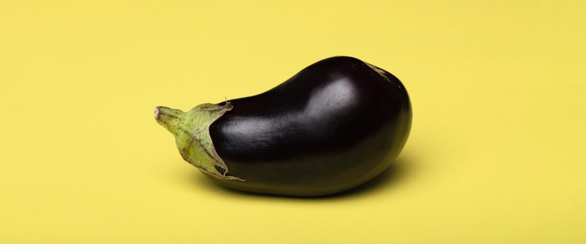 An eggplant